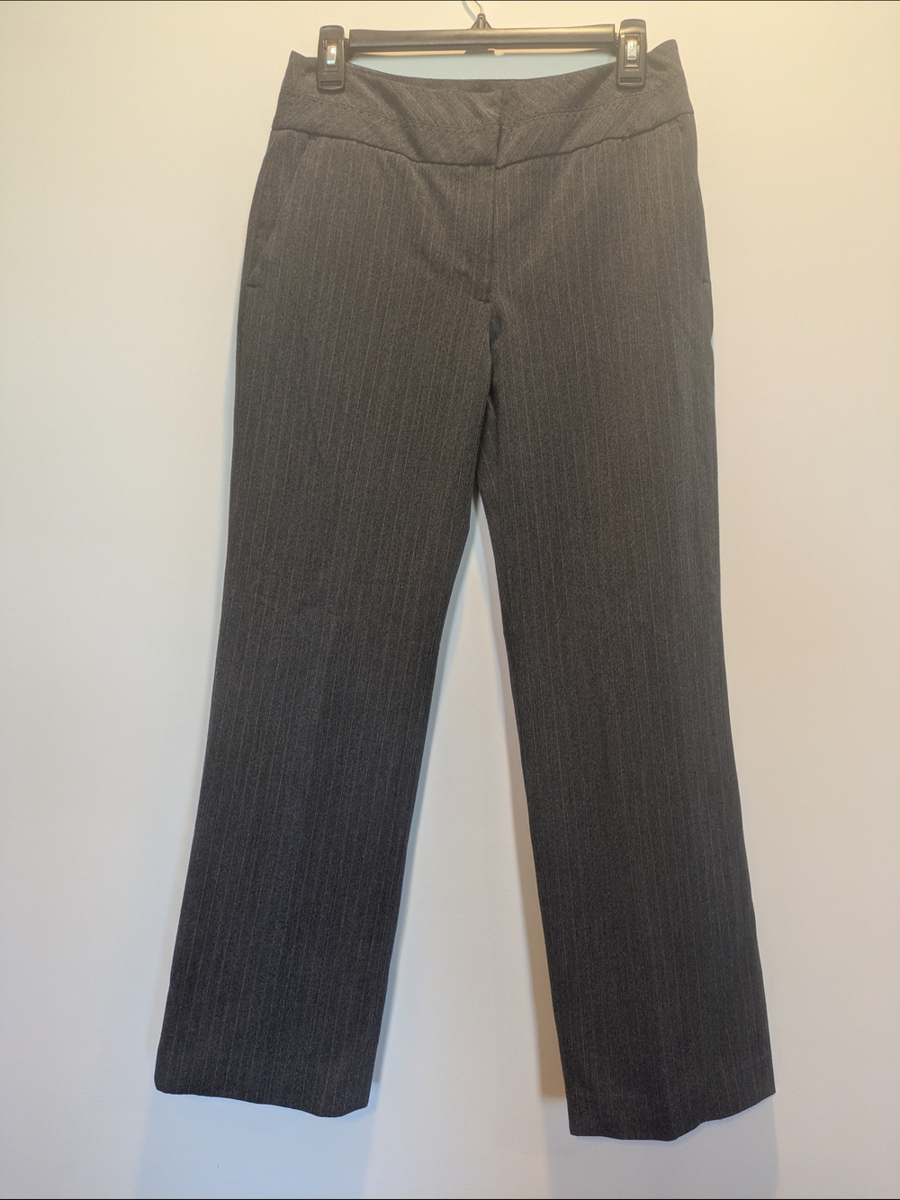 Apt. 9 Maxwell Women's Charcoal Pinstripe Dress Pants